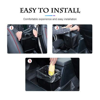 Foldable Car Trash Can Waterproof Leakproof Large